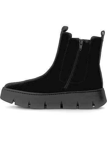 Bottines en cuir
