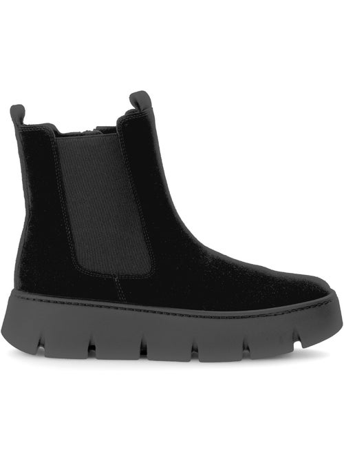 Bottines  en cuir - Kiabi