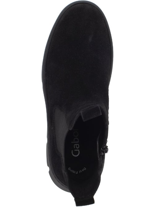 Bottines  en cuir - Kiabi