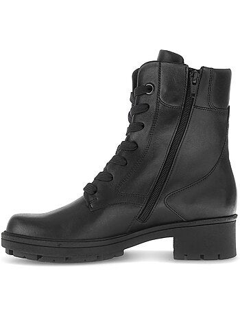 Bottines en cuir