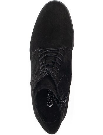 Bottines en cuir nubuck