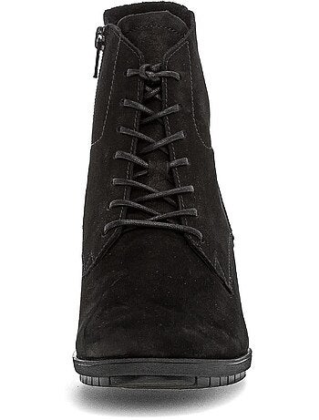 Bottines en cuir nubuck