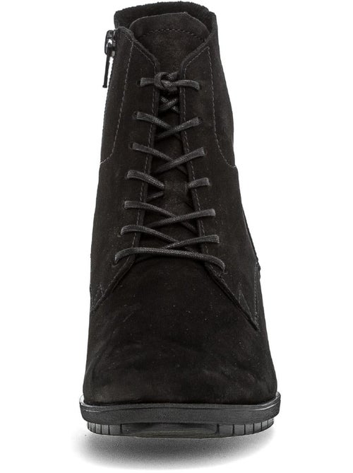 Bottines  en cuir nubuck - Kiabi