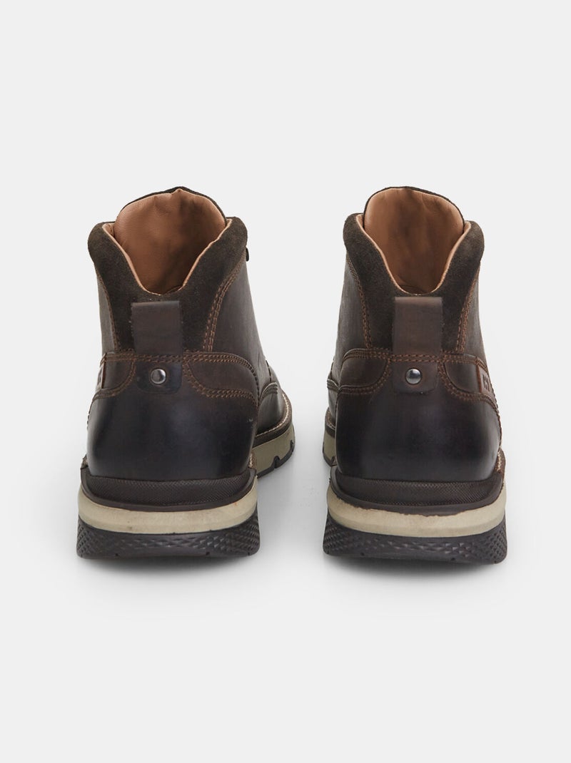 Bottines en cuir nubuck WEINBRENNER Marron - Kiabi