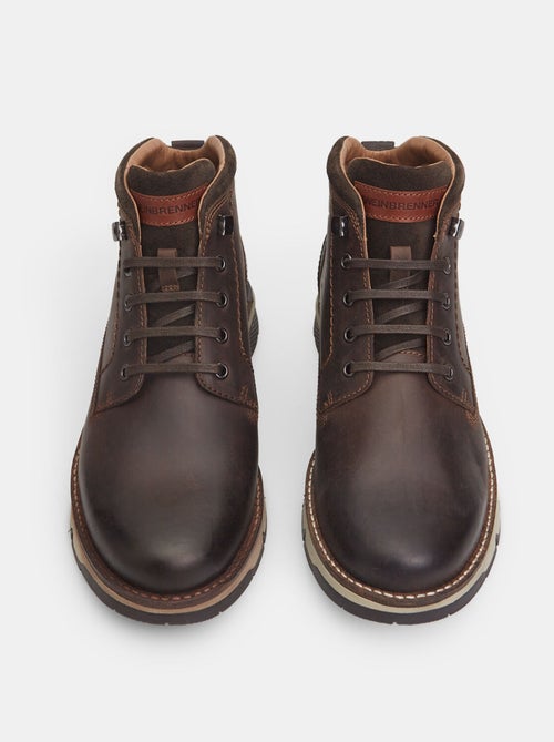 Bottines en cuir nubuck WEINBRENNER - Kiabi