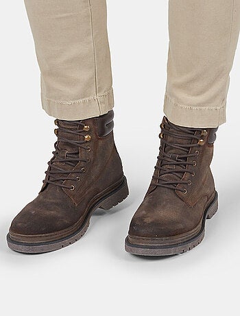 Bottines en cuir velours BATA