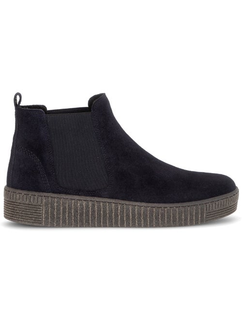 Bottines en cuir velours - Kiabi Bottines en cuir velours - Kiabi