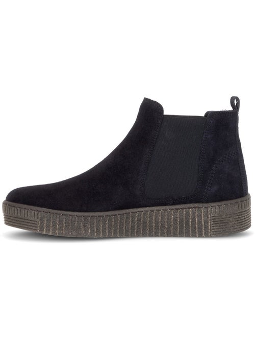 Bottines en cuir velours - Kiabi Bottines en cuir velours - Kiabi