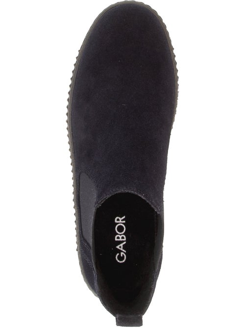 Bottines en cuir velours - Kiabi Bottines en cuir velours - Kiabi