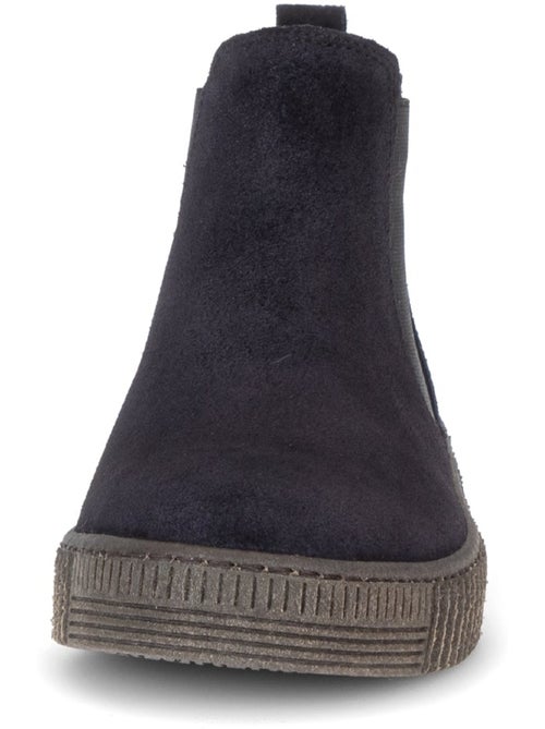 Bottines en cuir velours - Kiabi Bottines en cuir velours - Kiabi