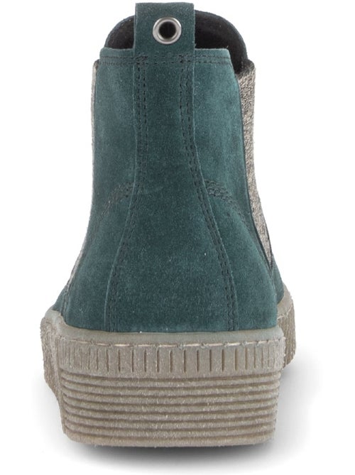 Bottines en cuir velours - Kiabi Bottines en cuir velours - Kiabi