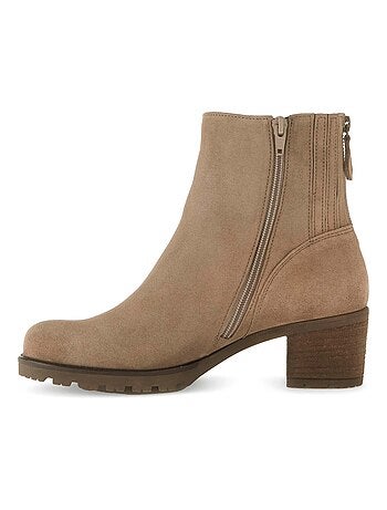 Bottines en cuir velours Gabor