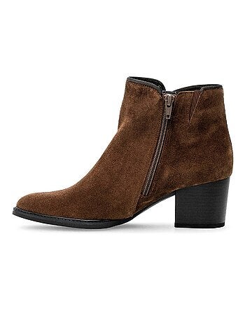 Bottines en cuir velours Gabor