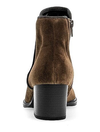 Bottines en cuir velours Gabor