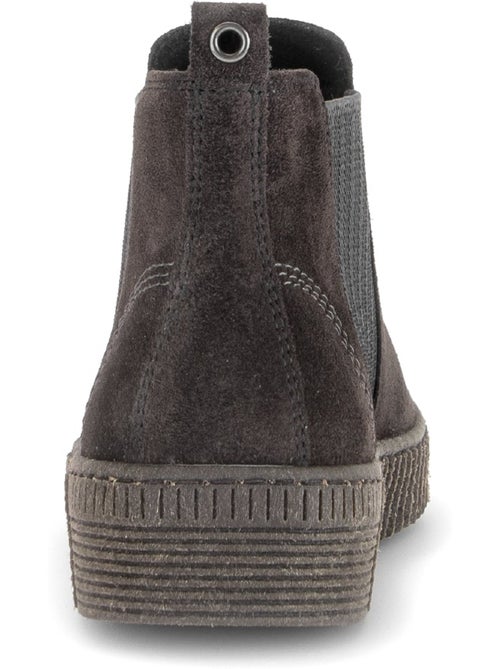 Bottines en cuir velours - Kiabi Bottines en cuir velours - Kiabi