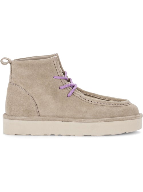 Bottines en cuir velours (lacets ) - Kiabi Bottines en cuir velours (lacets ) - Kiabi