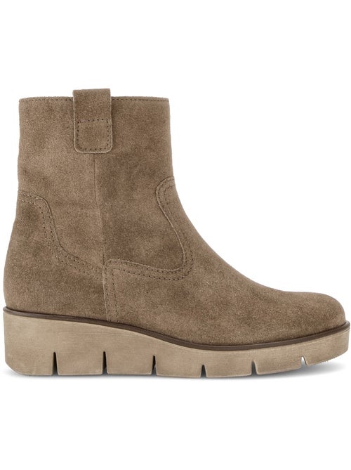 Bottines en cuir velours - Kiabi Bottines en cuir velours - Kiabi