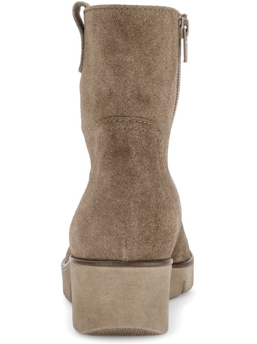 Bottines en cuir velours - Kiabi Bottines en cuir velours - Kiabi