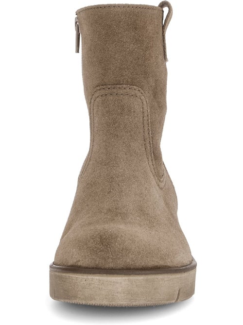 Bottines en cuir velours - Kiabi Bottines en cuir velours - Kiabi