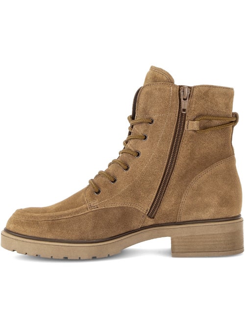 Bottines en cuir velours - Kiabi Bottines en cuir velours - Kiabi