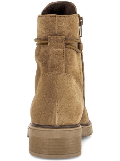 Bottines en cuir velours - Kiabi Bottines en cuir velours - Kiabi