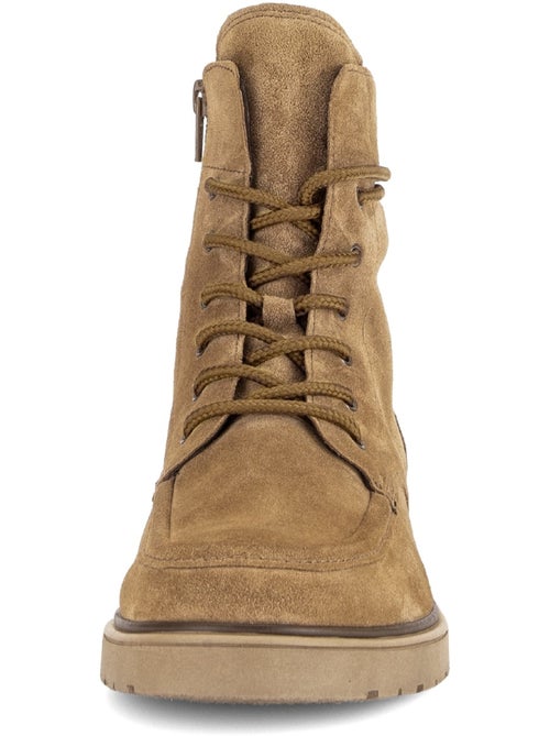 Bottines en cuir velours - Kiabi Bottines en cuir velours - Kiabi