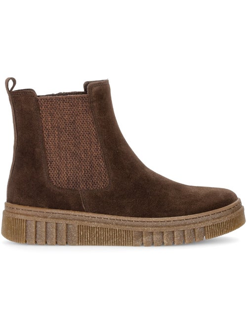 Bottines en cuir velours - Kiabi Bottines en cuir velours - Kiabi