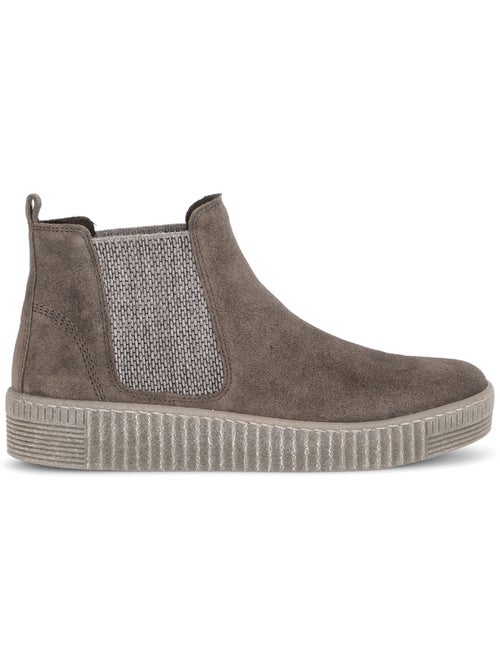 Bottines en cuir velours - Kiabi Bottines en cuir velours - Kiabi
