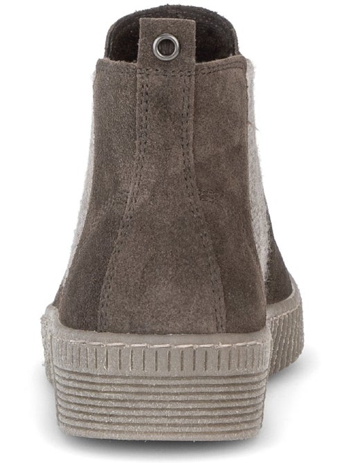 Bottines en cuir velours - Kiabi Bottines en cuir velours - Kiabi