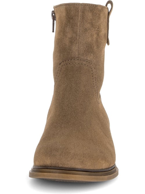 Bottines en cuir velours - Kiabi Bottines en cuir velours - Kiabi