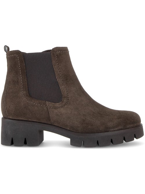 Bottines en cuir velours - Kiabi Bottines en cuir velours - Kiabi