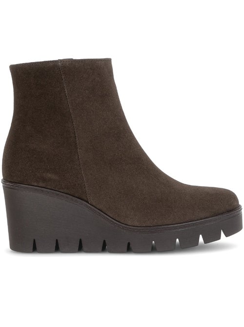 Bottines en cuir velours - Kiabi Bottines en cuir velours - Kiabi