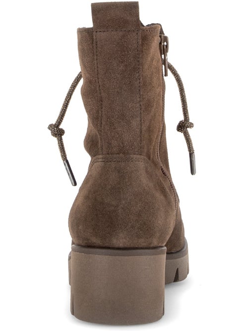 Bottines en cuir velours - Kiabi Bottines en cuir velours - Kiabi