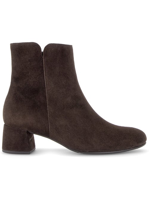 Bottines en cuir velours - Kiabi Bottines en cuir velours - Kiabi