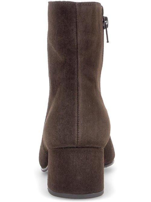 Bottines en cuir velours - Kiabi Bottines en cuir velours - Kiabi