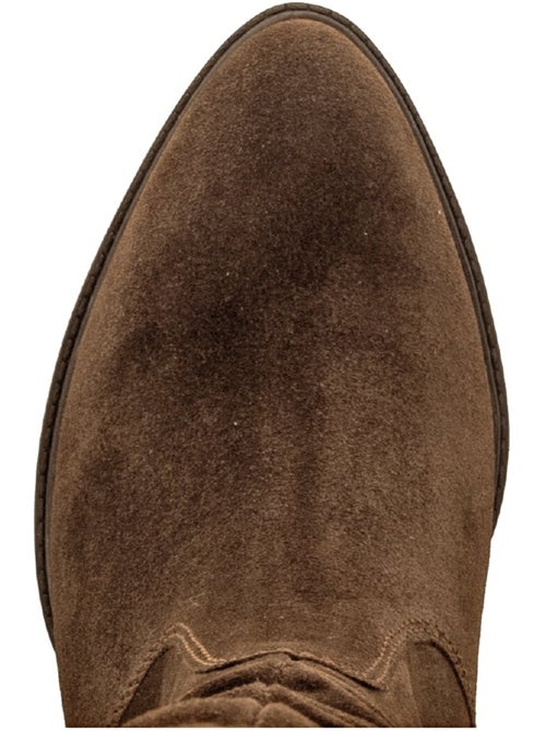 Bottines en cuir velours - Kiabi Bottines en cuir velours - Kiabi