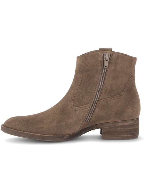 Bottines en cuir velours - Kiabi Bottines en cuir velours - Kiabi