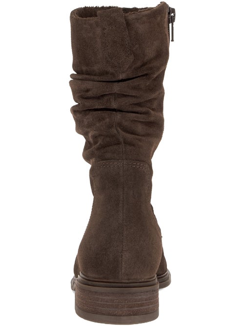 Bottines en cuir velours - Kiabi Bottines en cuir velours - Kiabi