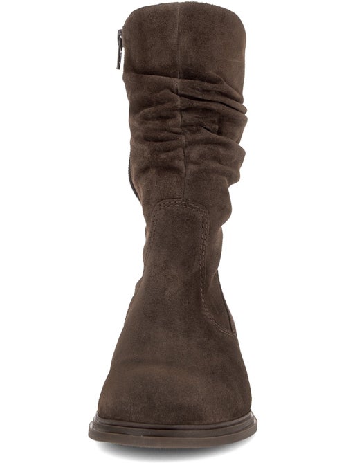 Bottines en cuir velours - Kiabi Bottines en cuir velours - Kiabi