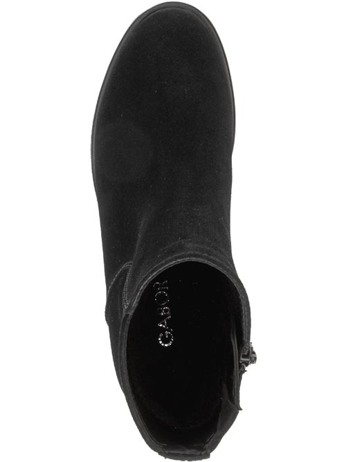 Bottines en cuir velours - Kiabi Bottines en cuir velours - Kiabi