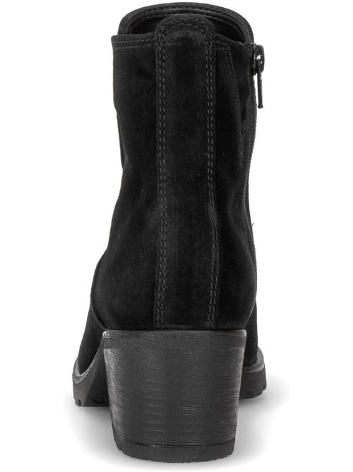Bottines en cuir velours - Kiabi Bottines en cuir velours - Kiabi