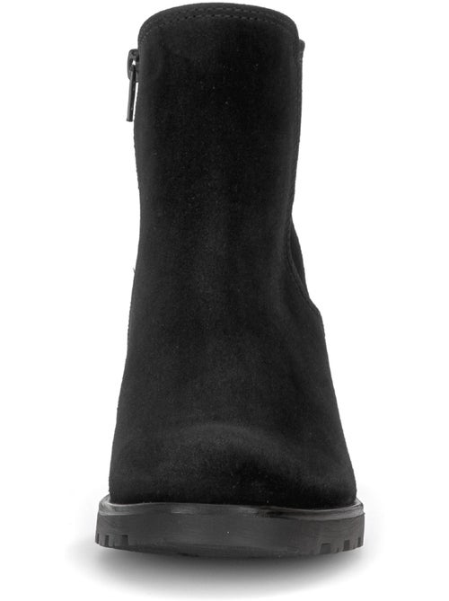Bottines en cuir velours - Kiabi Bottines en cuir velours - Kiabi