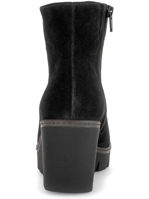 Bottines en cuir velours - Kiabi Bottines en cuir velours - Kiabi