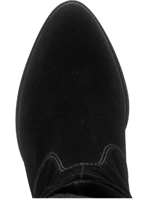 Bottines en cuir velours - Kiabi Bottines en cuir velours - Kiabi