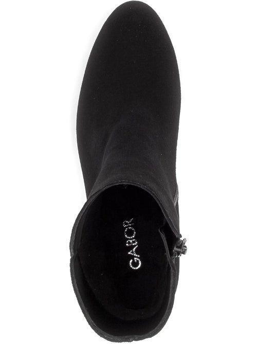 Bottines en cuir velours - Kiabi Bottines en cuir velours - Kiabi
