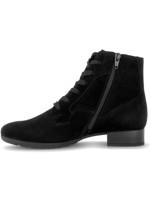 Bottines en cuir velours - Kiabi Bottines en cuir velours - Kiabi