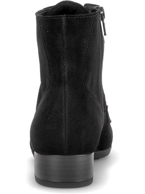 Bottines en cuir velours - Kiabi Bottines en cuir velours - Kiabi