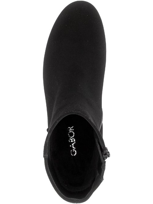 Bottines en cuir velours - Kiabi Bottines en cuir velours - Kiabi