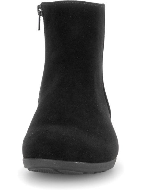 Bottines en cuir velours - Kiabi Bottines en cuir velours - Kiabi