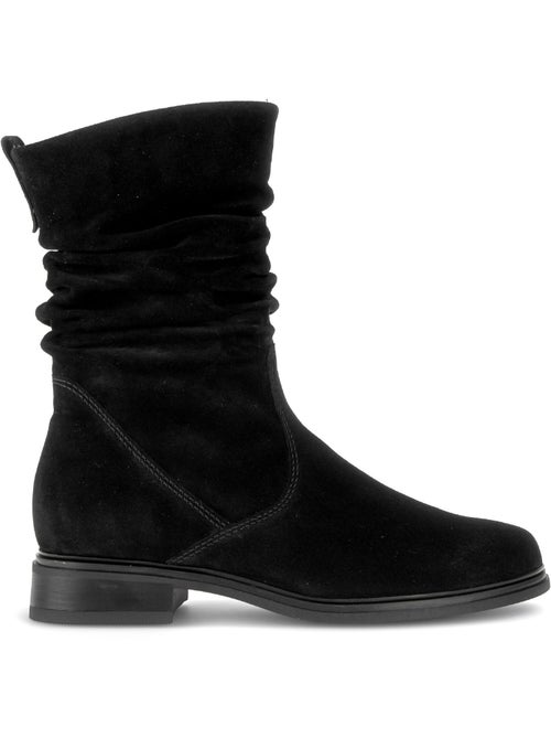 Bottines en cuir velours - Kiabi Bottines en cuir velours - Kiabi